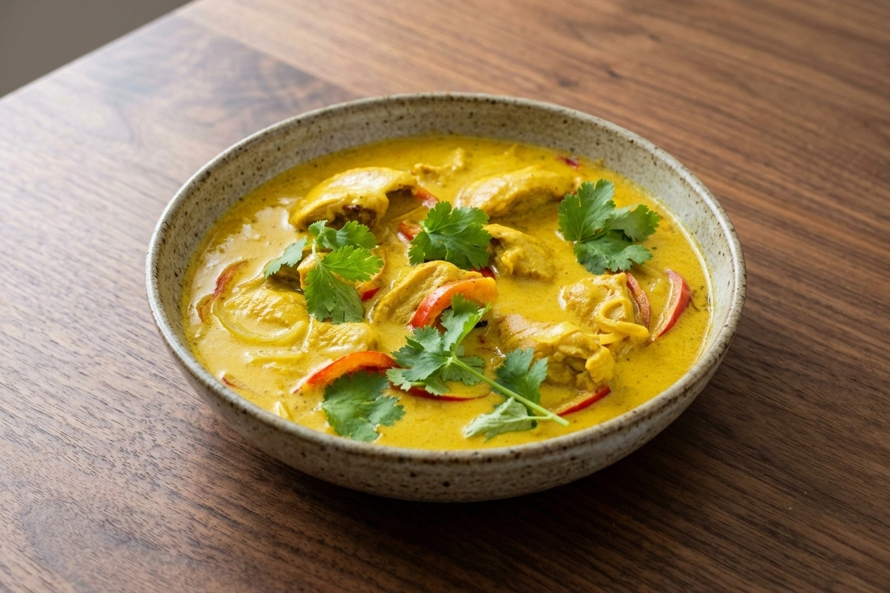 Mango Chicken Curry from Taste of India Express, delivered to Woodbridge Farms, AB